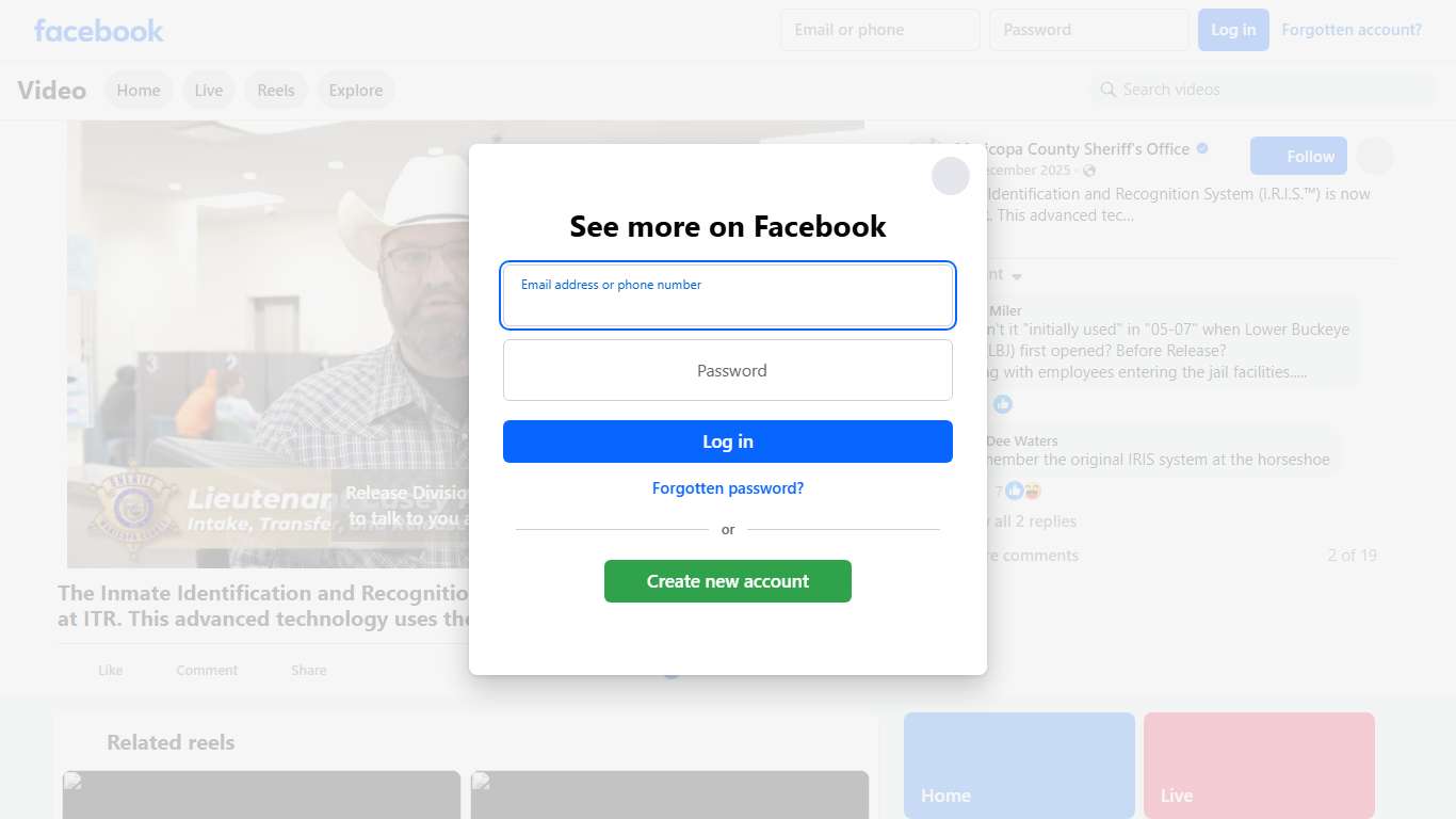 The Inmate Identification and Recognition System (I.R.I.S.™) is now active at ITR. This advanced technology uses the most anatomically unique biometric—the iris—to positively identify offenders and enhance our operations. 👁️ #IRIS #TechnologyUpdate #PublicSafety #Innovation #MCSO Maricopa County Sheriff's Office Facebook