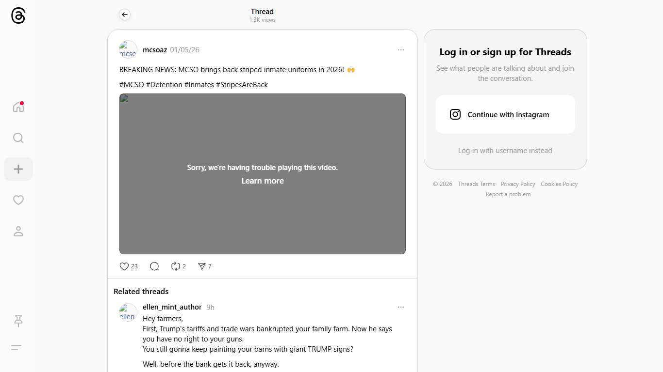 BREAKING NEWS: MCSO brings back striped inmate uniforms in 2026! 🙌 #MCSO #Detention #Inmates #StripesAreBack